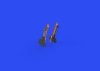 Eduard 648695 A6M undercarriage legs BRONZE EDUARD 1/48