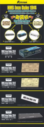 Flyhawk FH1312S-SET HMS Iron Duke 1914 Set Version 1/700