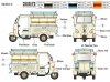 Gecko Models 35GM0113 60 - 70s Saigon Shuttle Motor-Tricycle Depot and a take break drive [2 kits In 1 box] 1/35