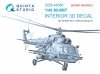 Quinta Studio QDS-48380 Mi-8MT 3D-Printed & coloured Interior on decal paper (AMK) (Small version) 1/48