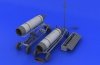 Eduard 648046 Rocket launcher B-8M1 and loading cart 1/48