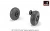 Armory Models AW48319 F-111A/B/C/D Aardvark wheels w/ weighted tyres 1/48