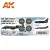 AK Interactive AK11749 US AIR FORCE EUROPEAN I CAMO COLORS 1980S 4x17 ml