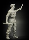 Panzer Art FI35-030 British RAC North Africa loading 2pdr ammo soldier No.1 1/35