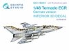 Quinta Studio QD+48204 Tornado ECR German 3D-Printed & coloured Interior on decal paper (Revell) (with 3D-printed resin parts) 1/48