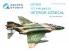 Quinta Studio QD72029 F-4E early/F-4EJ 3D-Printed & coloured Interior on decal paper (for FineMolds kit) 1/72