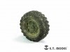 E.T. Model ER35-060 Soviet SS-23 Spider Tactical Ballsitic Missile Weighted Road Wheels For HOBBYBOSS 85505 1/35