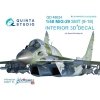 Quinta Studio QD48024 MiG-29 SMT (9-19) 3D-Printed & coloured Interior on decal paper (for GWH kits) 1/48