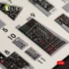 KELIK K48063 F-14D TOMCAT INTERIOR 3D DECALS FOR TAMIYA KIT 1/48