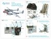 Quinta Studio QD48327 P-38J 3D-Printed & coloured Interior on decal paper (Tamiya) 1/48