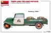 MiniArt 38045 TEMPO A400 TIEFLADER PRITSCHE 3-WHEEL BEER DELIVERY TRUCK 1/35