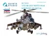 Quinta Studio QD72019 Mi-24V NATO 3D-Printed & coloured Interior on decal paper (for Zvezda kit) 1/72