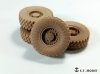 E.T. Model P35-112 US ARMY M1296 Dragoon ICV Weighted Road Wheels (3D Printed) For AFV Club Kit 1/35