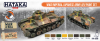 Hataka HTK-CS69 ORANGE LINE – WW2 Imperial Japanese Army AFV paint set (8x17ml)