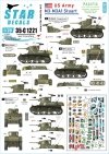 Star Decals 35-C1221 M3 and M3A1 Stuart. US Army 1/35