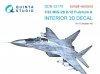 Quinta Studio QDS32175 MiG-29 9-12 Fulcrum A 3D-Printed & coloured Interior on decal paper (Trumpeter) (Small version) 1/32