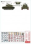 Star Decals 72-A1141 Korean War 1950-53 # 2. USMC Tanks. Pershing. 1/72