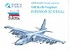 Quinta Studio QDS48249 Su-25 3D-Printed & colored Interior on decal paper (Zvezda) 1/48