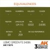 AK Interactive AK11874 USMC GREEN FS 34095 – AIR  17 ml