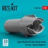 RESKIT RSU48-0348 SUPER MYSTERE B2 EARLY EXHAUST NOZZLE FOR AZUR / SPECIAL HOBBY KIT (3D PRINTED) 1/48