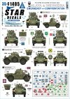 Star Decals 35-C1405 Ferret Mk 2/2 and Mk 2/3 Scout Cars. Malaya and Indonesia - Emergency and Confrontation in 1950-60s 1/35