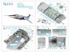 Quinta Studio QD32188 F-104J 3D-Printed coloured Interior on decal paper (Italeri) 1/32