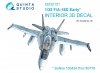 Quinta Studio QD32131 F/A-18D Early 3D-Printed & coloured Interior on decal paper (Academy) 1/32