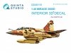 Quinta Studio QD48116 Mirage 2000D 3D-Printed & coloured Interior on decal paper (for Kinetic kit) 1/48