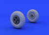 Eduard 648118 Spitfire wheels - 4 spoke w/ pattern 1/48 (EDUARD)
