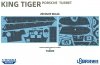 Suyata NO-008 King Tiger Porsche Turret With Full Interior 1/48