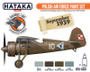 Hataka HTK-CS01 ORANGE LINE – Polish Air Force paint set 4x17ml