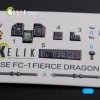 KELIK K72101 Chinese FC-1 Fierce Dragon interior 3D decals for Trumpeter kit 1/72