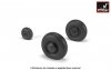 Armory Models AW48036 Antonov An-2/An-3 Colt wheels w/ weighted tires 1/48