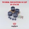 Yamamoto Model Parts YMPRIM6 Work Meister S1 2P 18 5 Nuts 1/24