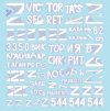 Star Decals 35-C1432 War in Ukraine # 26 Russian T-72B3 in Mariupol 2022. T-72B3 obr. 2012 and obr. 2016. 1/35