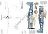 Kagero 7044 Grumman F6F Hellcat F6F-3, F6F-5 models EN/PL