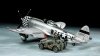 Tamiya 25214 P-47D Republic P-47D Thunderbolt Bubbletop & 1/4 ton 4x4 Light Vehicle Set 1/48