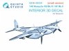 Quinta Studio QDS48424 Mosquito FB Mk.VI/NF Mk.II 3D-Printed coloured Interior on decal paper (Tamiya) (Small version) 1/48