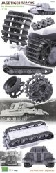 T-Rex Studio TR85058 Jagdtiger Tracks for Chassis No.305003 w/ Sprockets 1/35