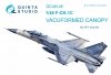 Quinta Studio QC48146 F-CK-1С vacuformed clear canopy (for AFV club kit) 1/48