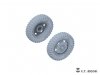 E.T. Model P35-137 WWII German Steyr Type1500A/1500A-1 Sagged wheels For TAMIYA Kit 1/35