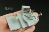 Quinta Studio QD32226 Boeing B-17G Navigator, bombardier, waist and tail gunners compartments. 3D-Printed coloured Interior (HK models) 1/32