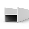 AK Interactive AK6571 BEAMS H SHAPE 4.00 x 4.00 x 350mm – STYRENE – (3 units)