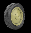 Panzer Art RE35-736 Fiat 508 Road wheels (Commercial) 1/35