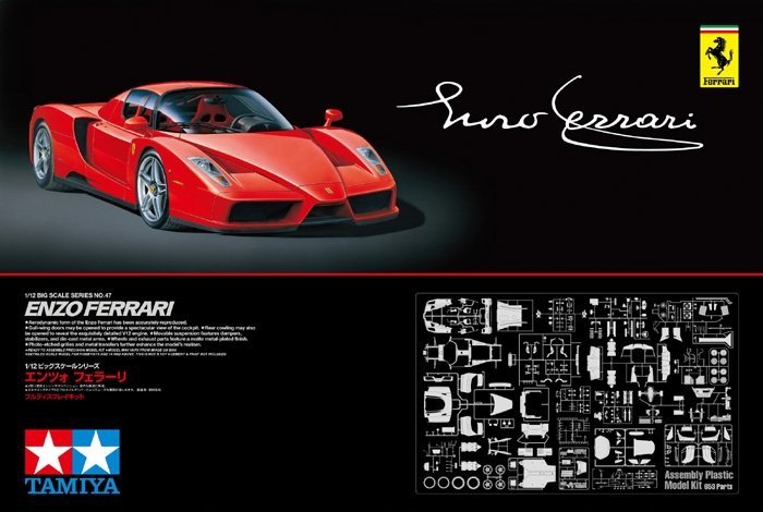 Tamiya 12047 Enzo Ferrari (1:12) - 1:12 - Car models