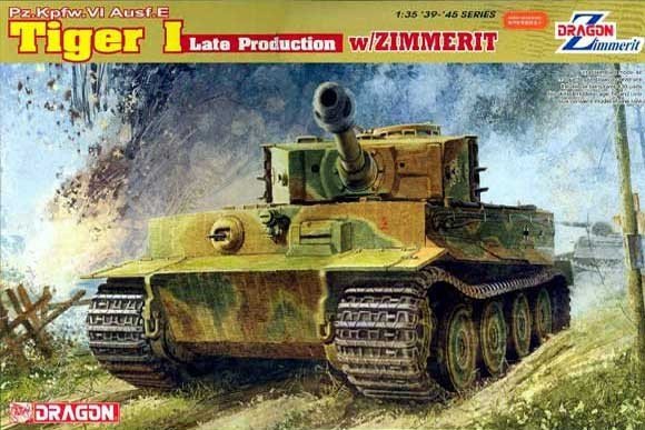 Maquette Dragon DML 6383 - Tiger I Late Production Zimmerit - 1/35, Comme Neuf