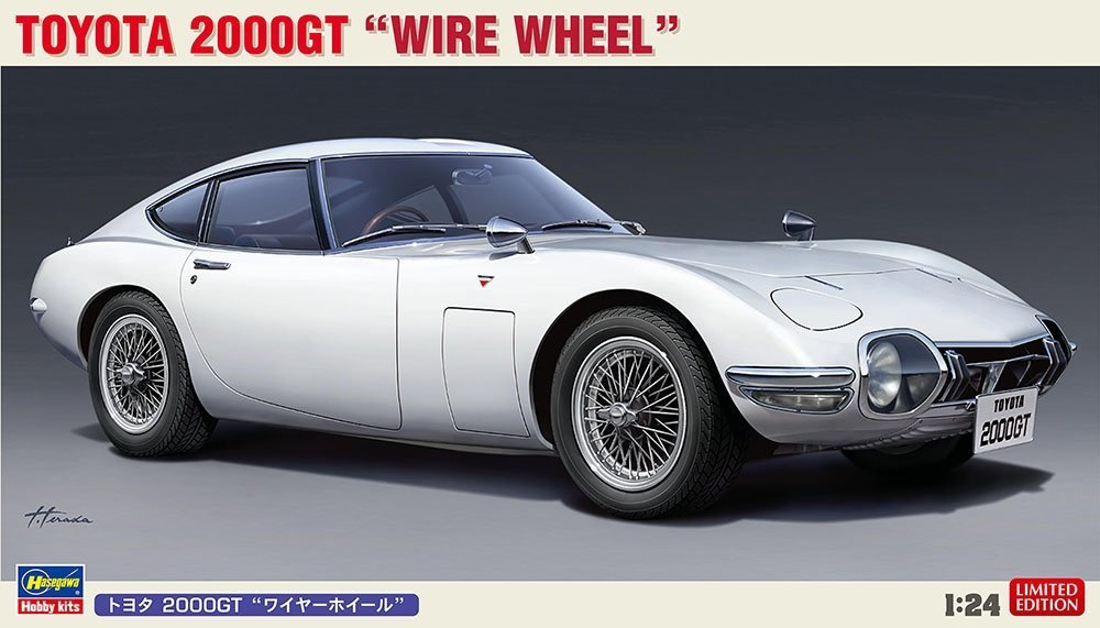 Hasegawa 20617 Toyota 2000GT Wire Wheel 1 24 - 1:24 - Modele