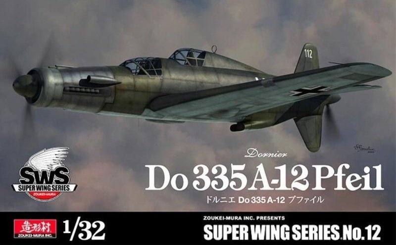 SWS　Do 335A-0Pfeil 1/32 Zoukei-Mura - NA ZAMÓWIENIE - Dornier Do 335 A-0 Pfeil - Zoukei