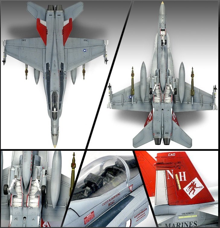 Academy 12520 USMC F A-18 VMFA-232 RED DEVILS (1:72) - jets - 1:72