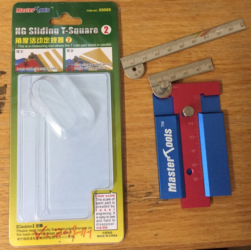 Trumpeter 09988 Vari-Angle Sliding T-square Modelling Tool - Rulers ...